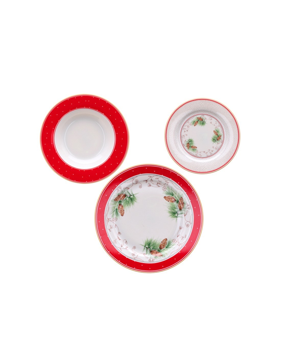 SERVIZIO TAVOLA 18PZ 111710 NATALIZIO