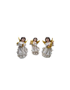 DECORAZIONE ANGELO RESINA 14X26CM ASSORTITO