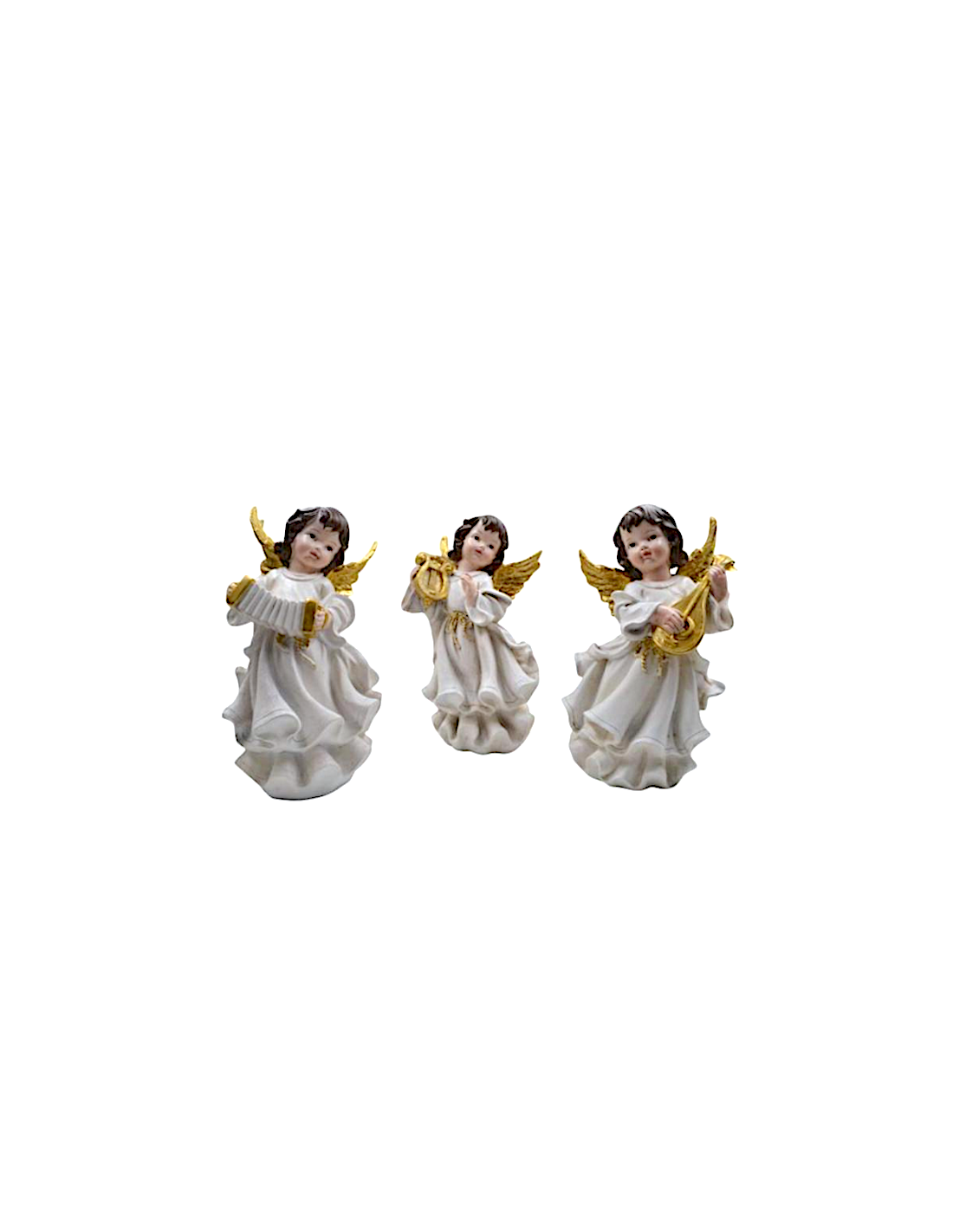 DECORAZIONE ANGELO RESINA 14X26CM ASSORTITO