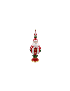 DECORAZIONE BABBO NATALE CERAMICA 47CM