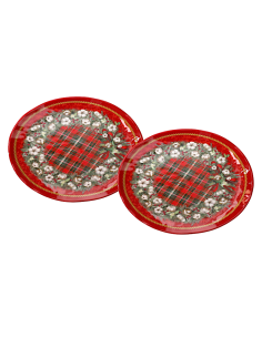 84270 SET 2 PIATTINI MELAMINA PATCHWORK