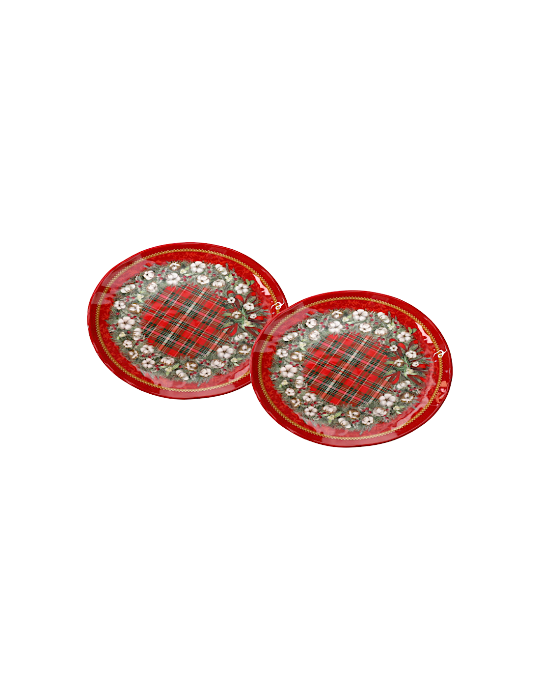 84270 SET 2 PIATTINI MELAMINA PATCHWORK