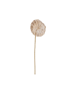 Foglia di loto di Natale Howell oro H55cm decorazione elegante, ramo artificiale in PE e fil di ferro