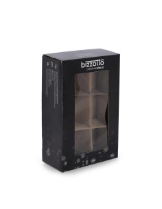 Pendaglio in vetro Kleis multicolor assortito con scatola nera, decorazioni natalizie eleganti, addobbi albero Natale raffinati 2