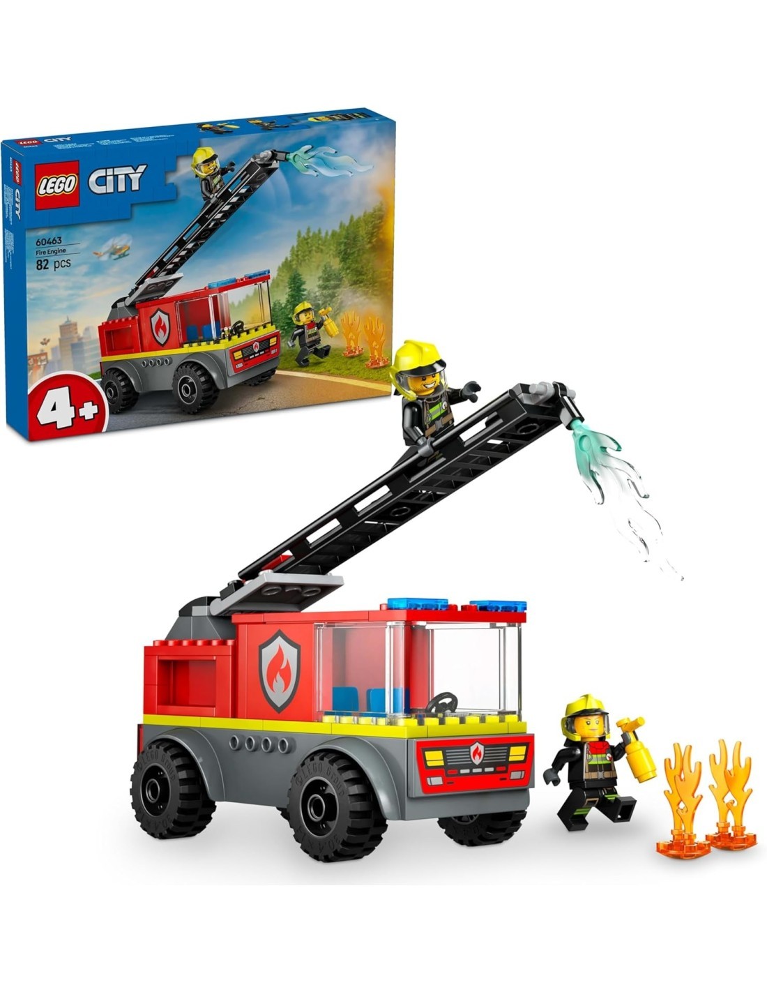 LEGO CITY AUTOPOMPA CON SCALA