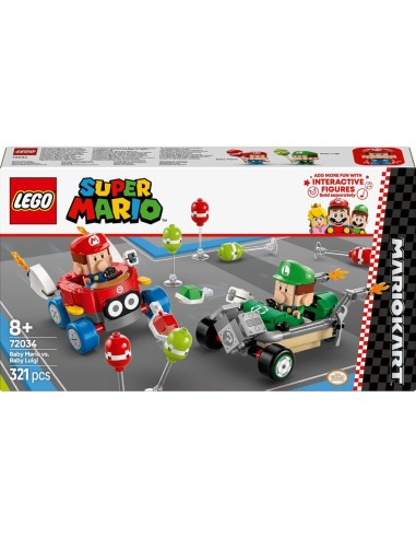 LEGO SUPERMARIO MARIO KART:BABY MARIO VS BABY LUIGI