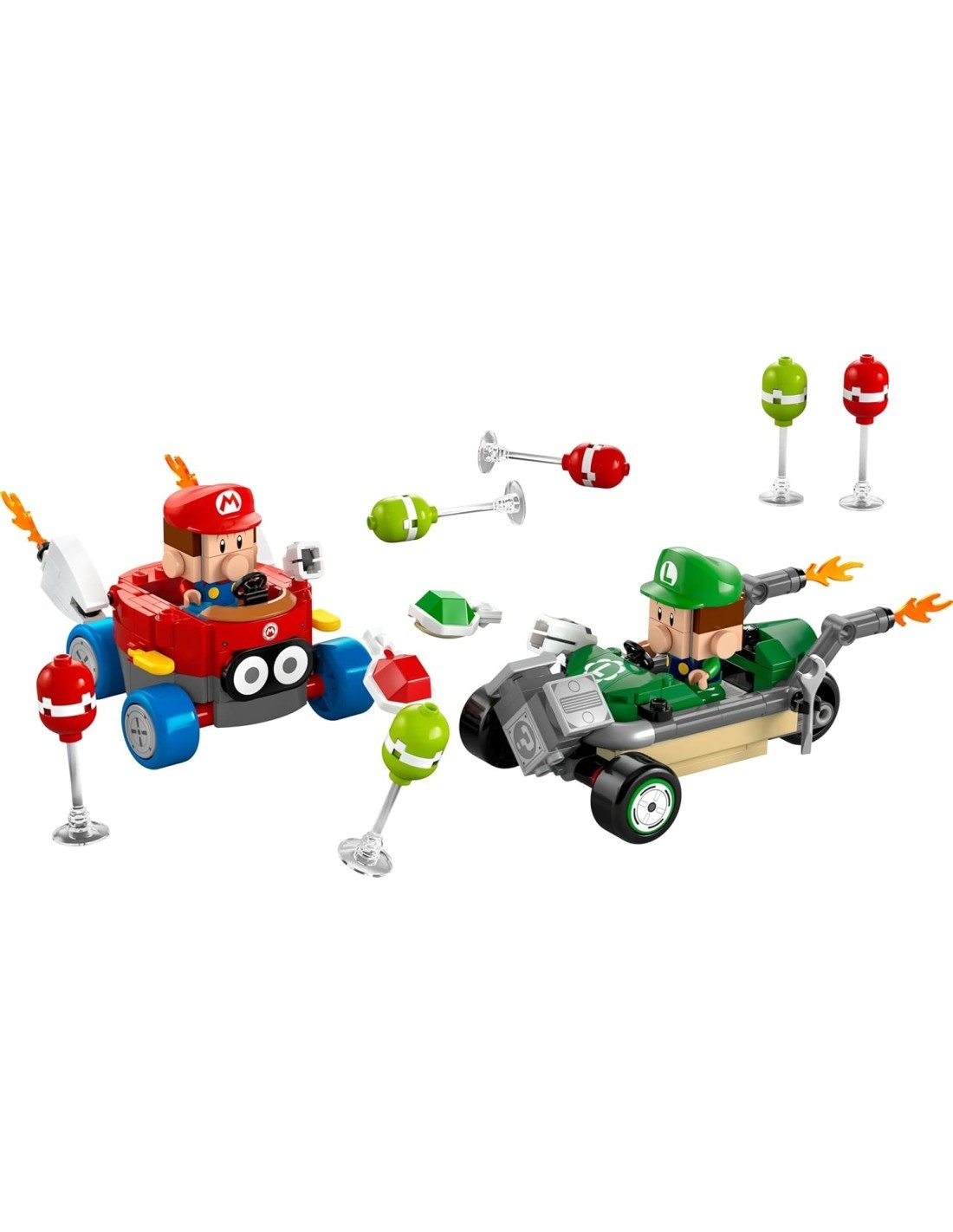 LEGO SUPERMARIO MARIO KART:BABY MARIO VS BABY LUIGI