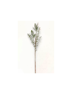 RAMO VERDE PLASTICA 74CM INNEVATO