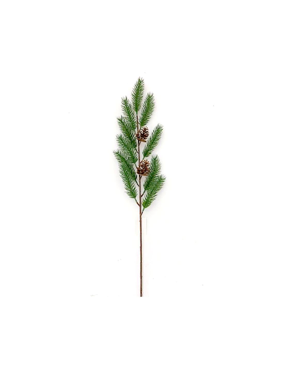 RAMO AGHI PINO PLASTICA 75CM CON PIGNE