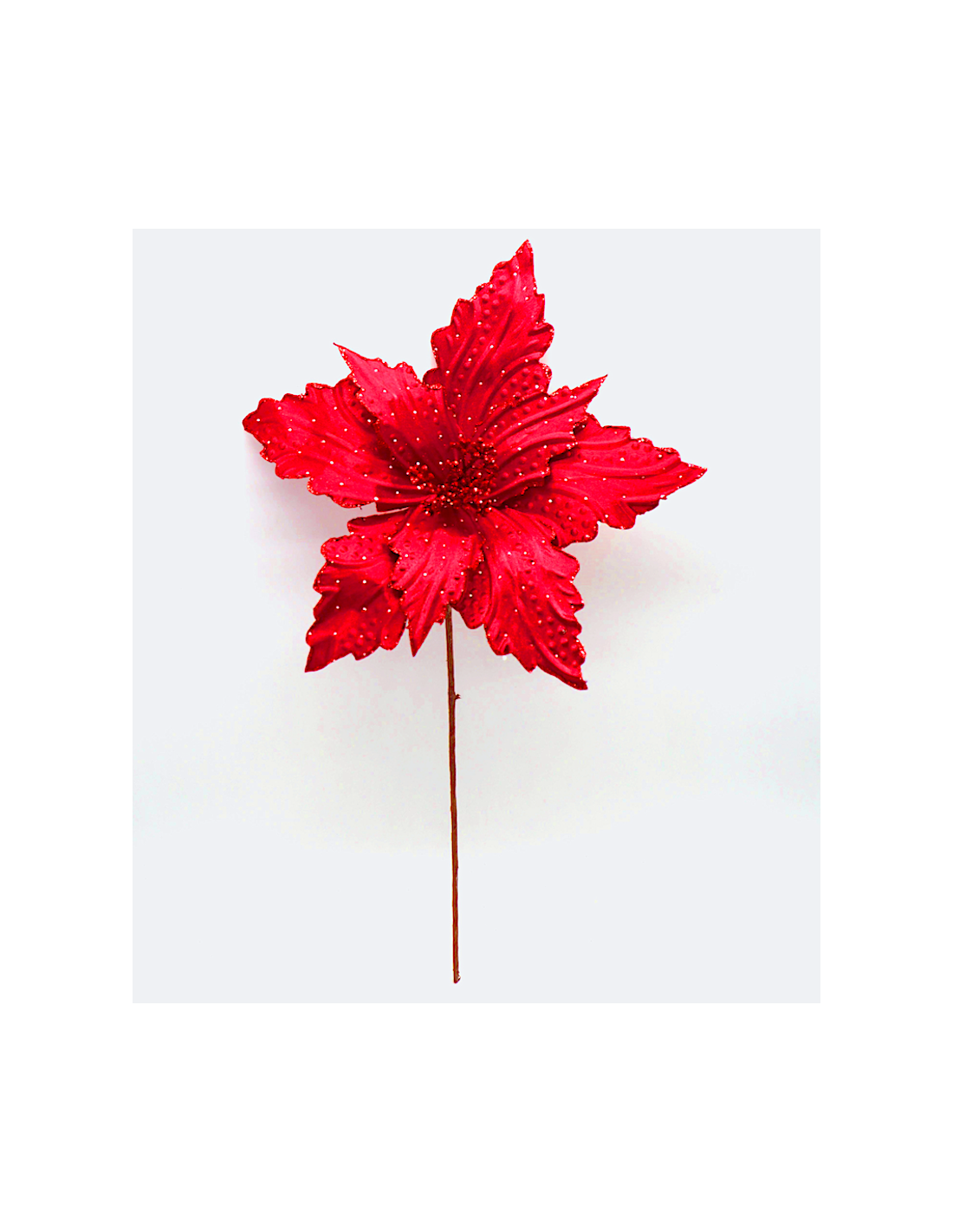 STELLA DI NATALE 29X40CM ROSSO