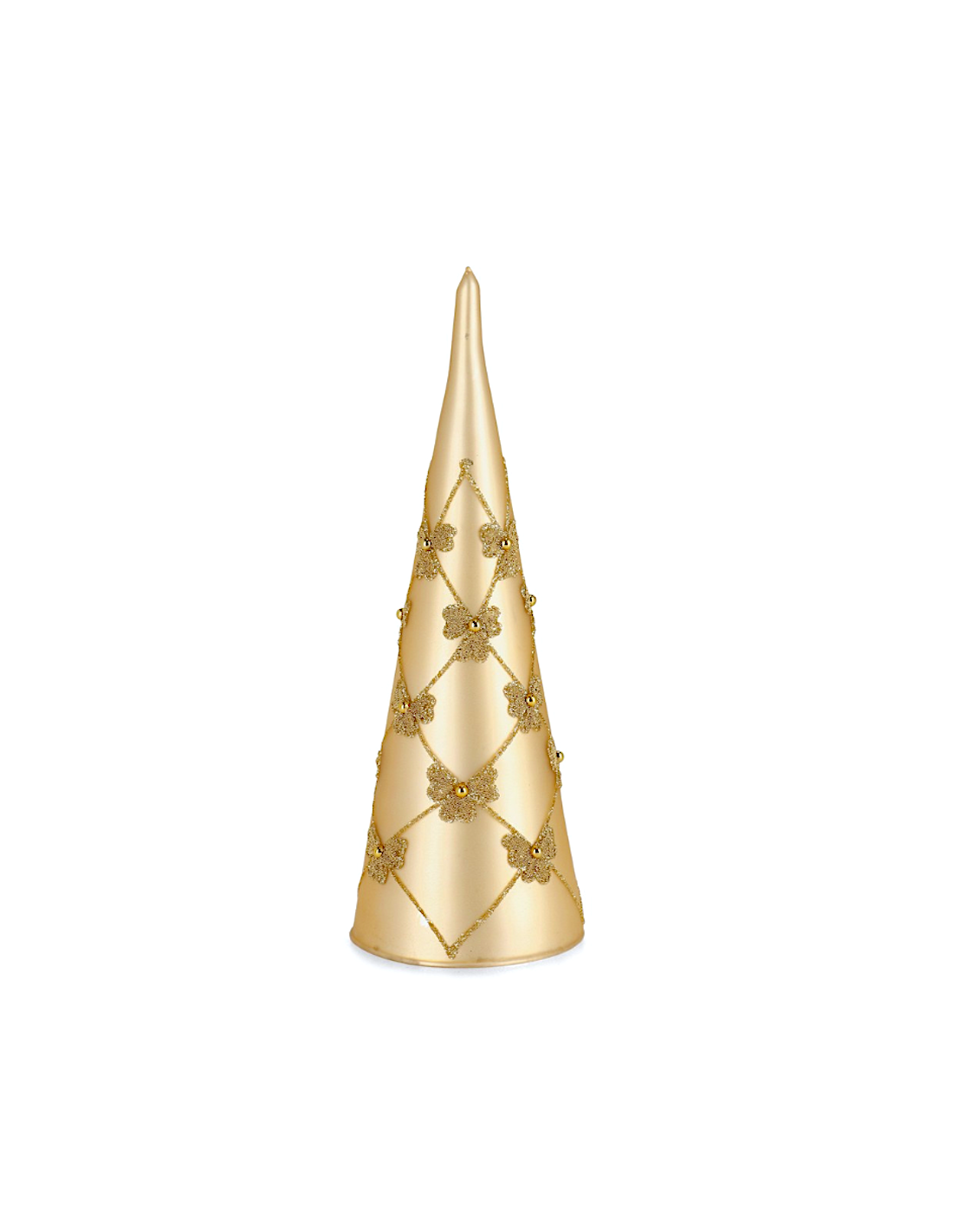 PINO VETRO FLOCK CHAMPAGNE H25CM