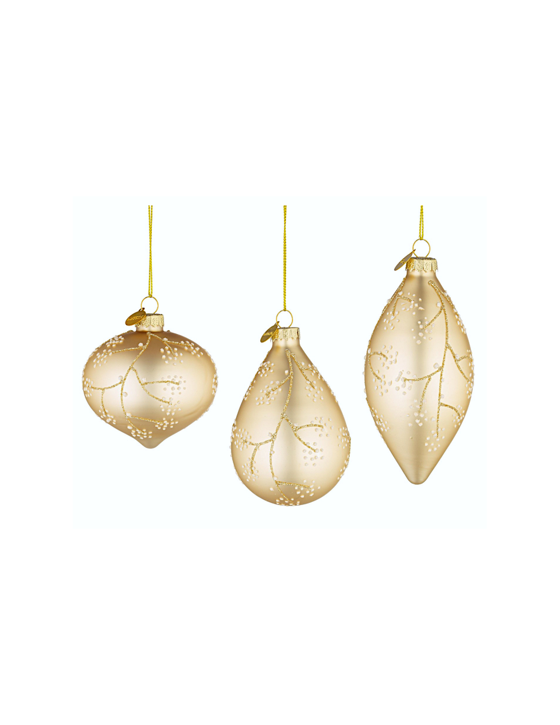 PENDENTE FLORAL VETRO CHAMPAGNE ASSORTITO