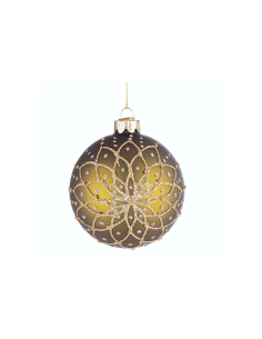 SFERA FLORID 8CM VETRO VERDE SCURO