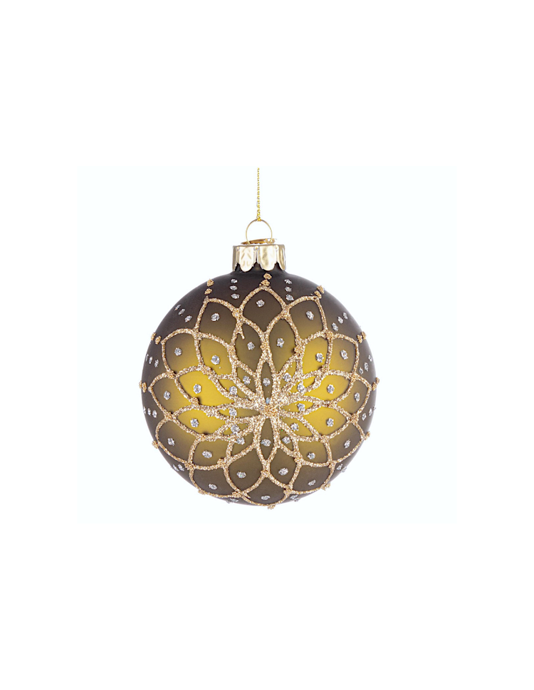 SFERA FLORID 8CM VETRO VERDE SCURO