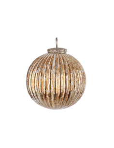SFERA OLIWIA 10CM VETRO ORO