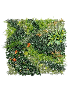 PARETE SINTETICA 0790452 100X100 MIX FIORE ARANCIO