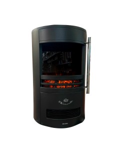 Stufa Elettrica, Camino a Pavimento 2000W, Effetto Fiamma LED Regolabile, Termostato Integrato, Timer, 64,5x41x41 cm