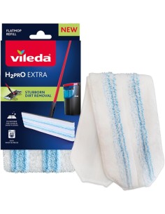 Vileda H2Pro Flat Mop Ricambio – Panno Microfibra Sostitutivo