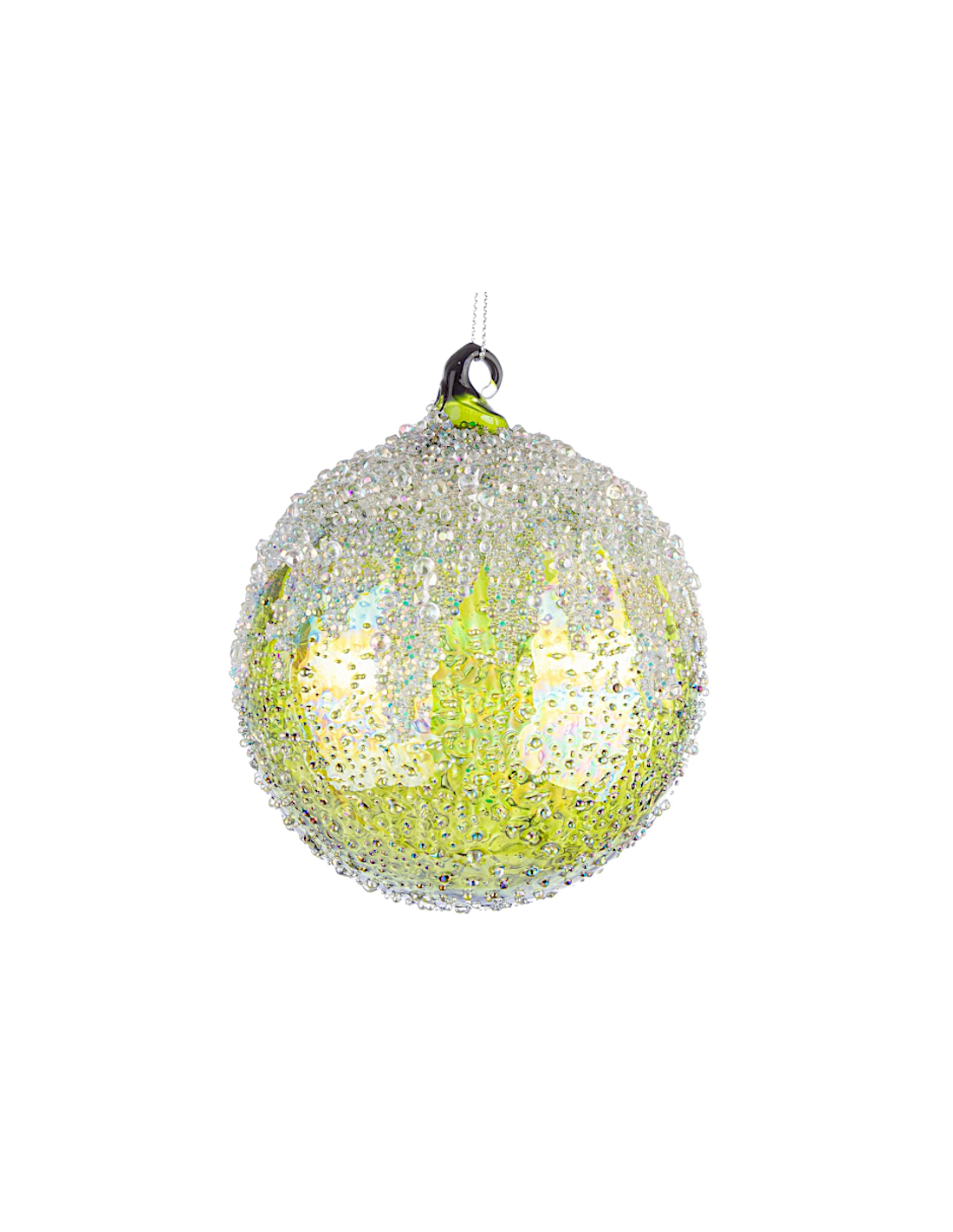 Sfera di Natale Wink Vetro 8cm Verde – La Magia di Natale a casa tua