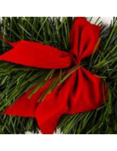 Ghirlanda di Natale Verde con Fiocchi Rossi 270cm – La Magia di Natale a casa tua 2