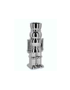 VASO WALKER SOLDATINO ARGENTO H22,5 CERAMICA