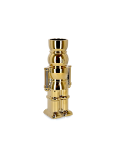 VASO WALKER SOLDATINO ORO H28CM CERAMICA