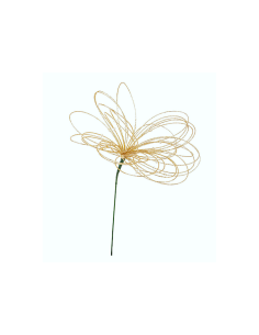 RAMO TOBYA ORO H53CM VETRO/METALLO