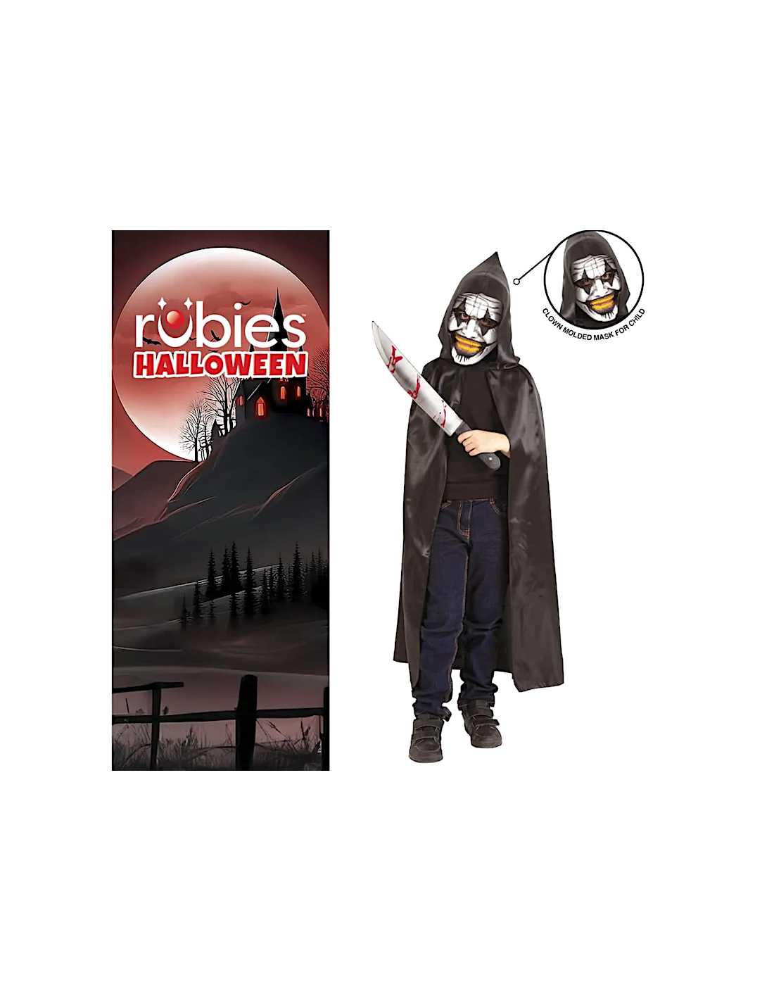 COSTUME S8664-TW CLOWN MALEFICO UNISEX 11/13 ANNI