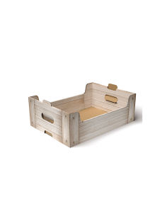 CASSETTA GRANDE SHABBY WOOD 42X29X14CM