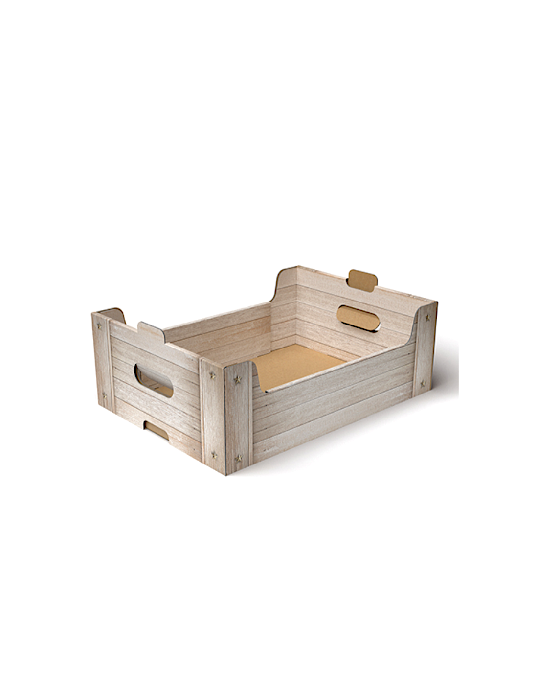 CASSETTA GRANDE SHABBY WOOD 42X29X14CM