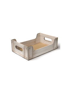 CASSETTA PICCOLA SHABBY WOOD 30X20X9CM