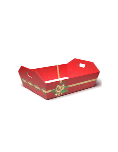 CESTA GRANDE HOLLY JOLLY 43X32X12CM
