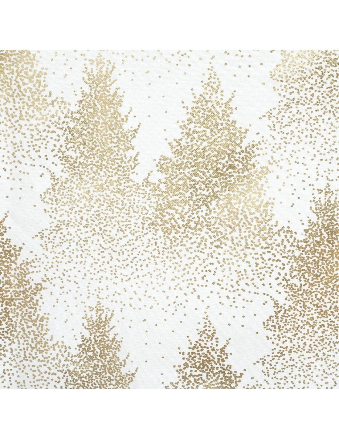 TOVAGLIA 183852 BIANCO/ORO 140X240CM DEC ALBERI su TreG Ingrosso