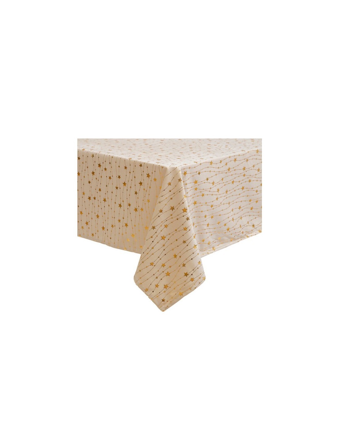 Tovaglia di Natale Styr Velluto Oro 140x240 – La Magia di Natale a casa tua