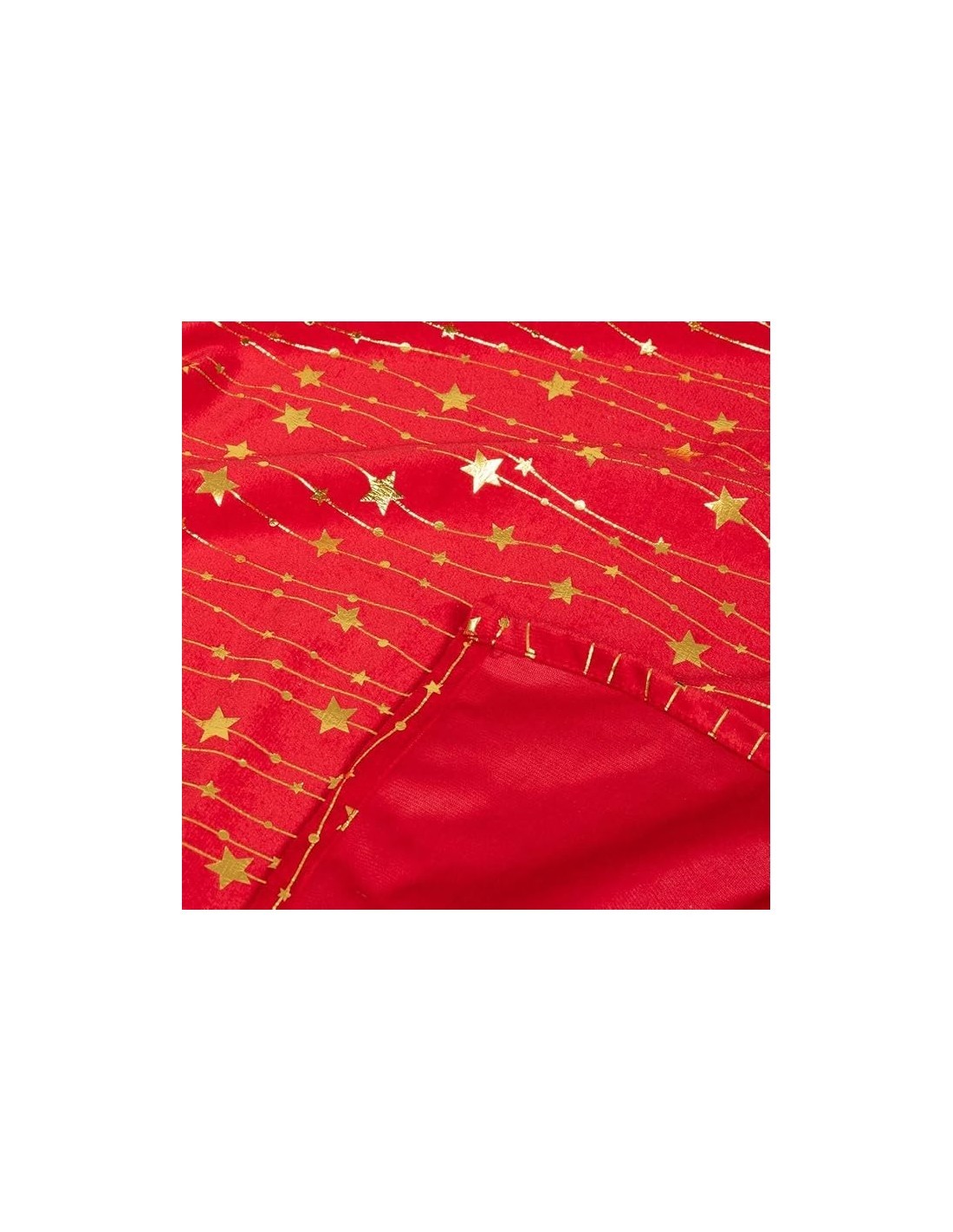 Tovaglia di Natale Styr Velluto Rosso 140x240 – La Magia di Natale a casa tua