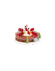 Villaggio di Natale Manège con Movimento, Musica e 25 LED – La Magia di Natale a casa tua