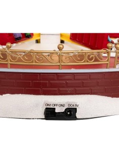 Villaggio di Natale Manège con Movimento, Musica e 25 LED – La Magia di Natale a casa tua