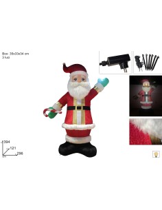 BABBO NATALE 394CM GONFIABILE