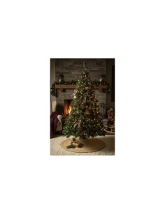Albero di Natale Royal Majestic 400cm verde, abete artificiale gigante diametro 210cm, rami realistici PE e PVC