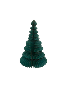 DECORAZIONE ALBERO DI CARTA 60X90CM VERDE