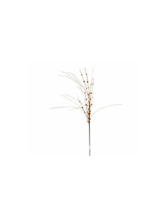 STELO CANNA CON PERLINE DORATE 95 CM