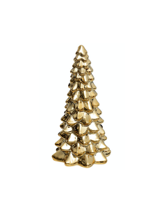 FIGURA ALBERO DI NATALE 11X22CM DOLOMITE ORO