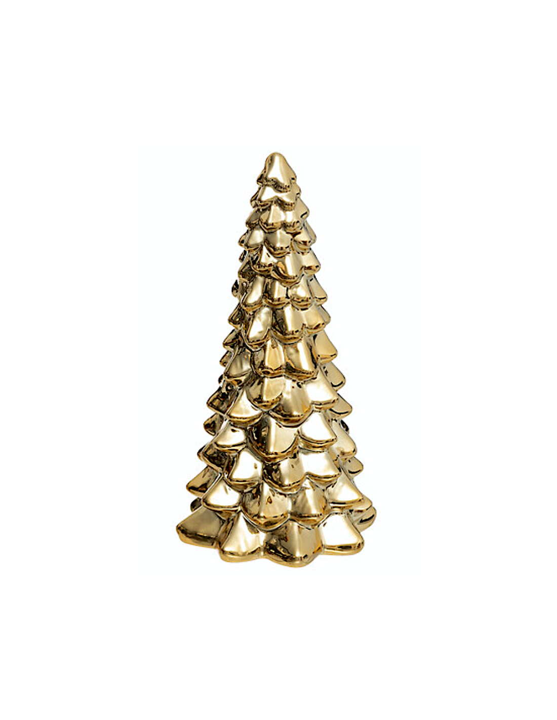 FIGURA ALBERO DI NATALE 11X22CM DOLOMITE ORO