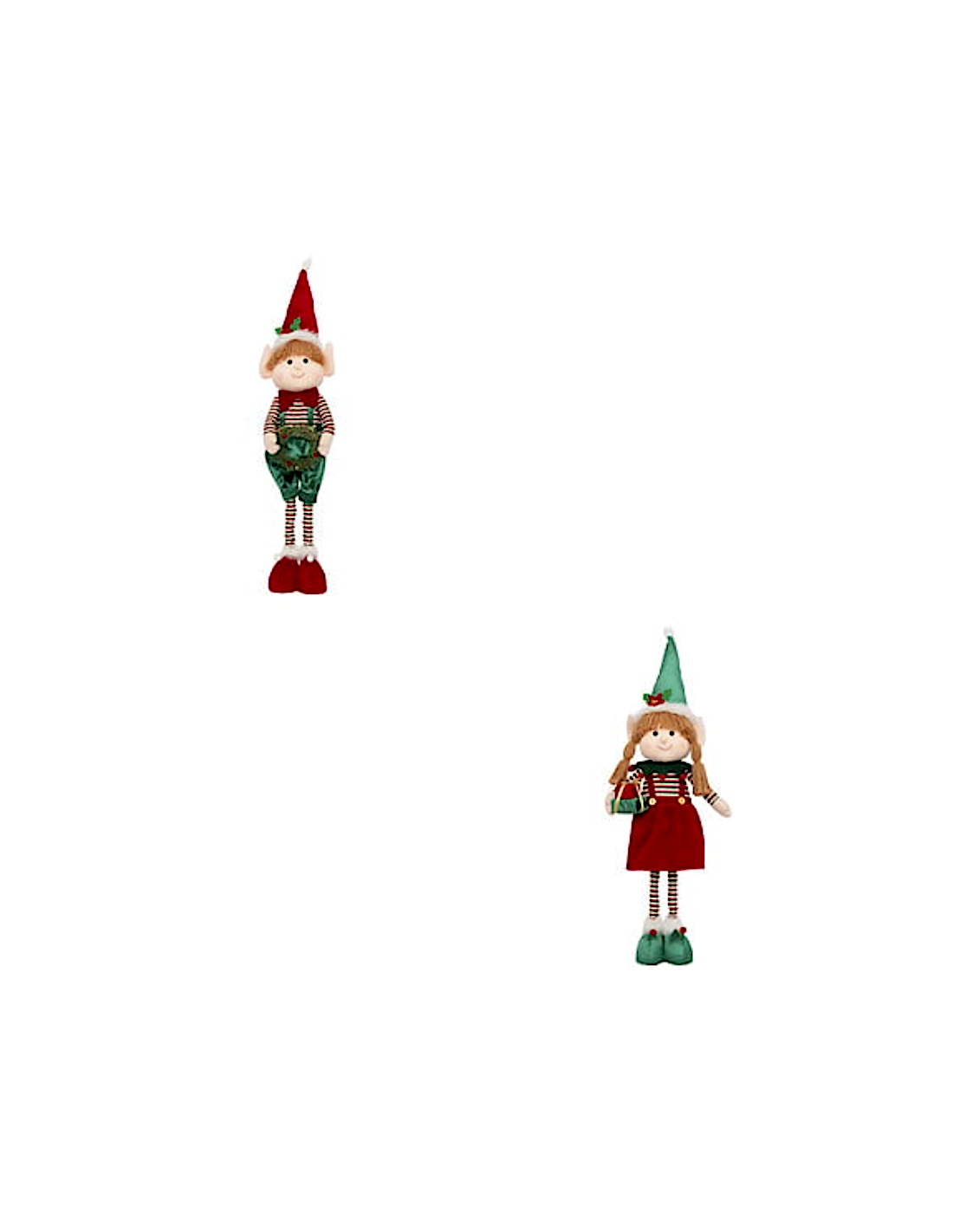 FOLLETTO GAMBELUNGHE H95CM POLIESTERE ASSORTITO