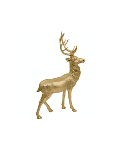 FIGURA CERVO DORATO 81X36X134CM MAGNESIA