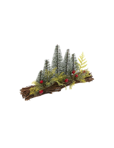 COMPOSIZIONE DA TAVOLO ALBERI 18X30CM