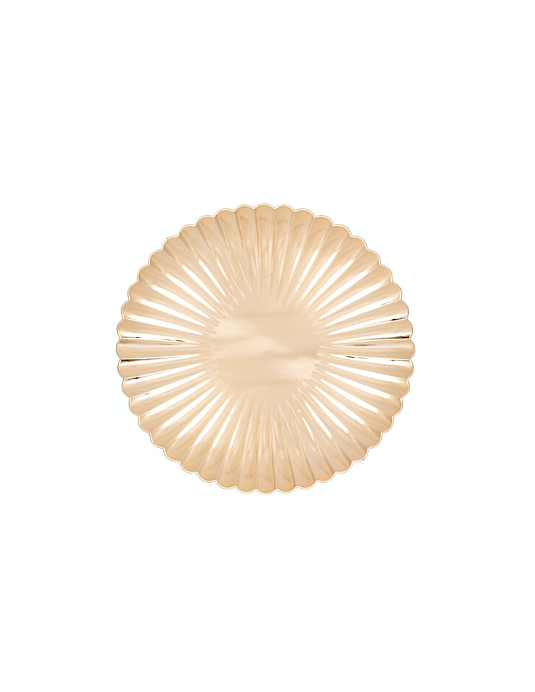 PIATTO CONCHIGLIA 33CM DORATO