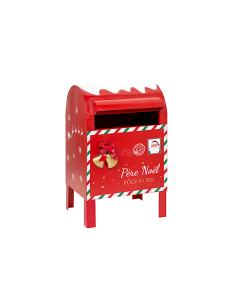 CASETTA DELLE LETTERE 20X16X34CM METALLO ROSSO