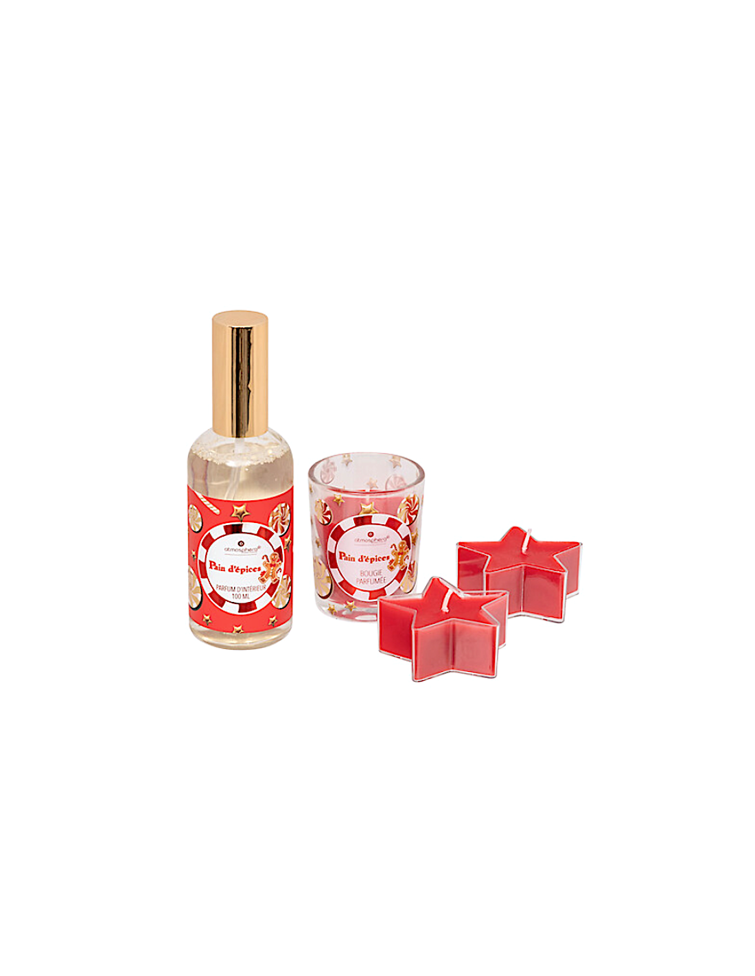 SET SPRAY AMBIENTE CON CANDELA PROFUMATA PAN DI ZENZERO