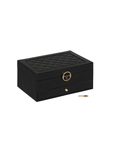 SCATOLA PORTAGIOIE 17X11X23CM MDF NERO